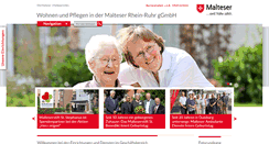 Desktop Screenshot of malteserstifte-rhein-ruhr-ems.de